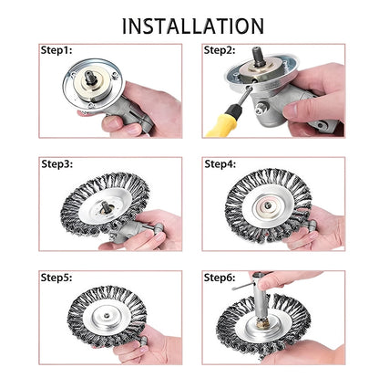 Cuchilla de metal duradero para desbrozadora de césped