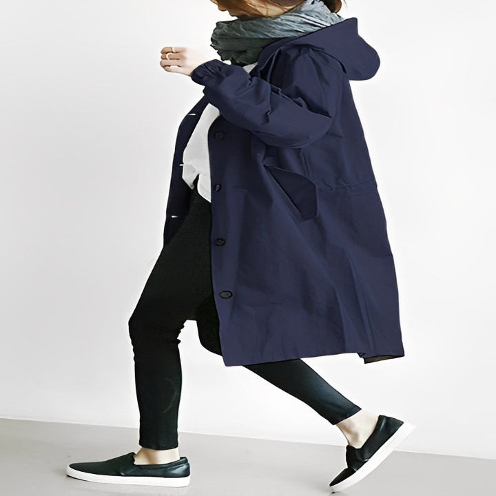 Parka clásica impermeable para mujer