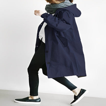 Parka clásica impermeable para mujer