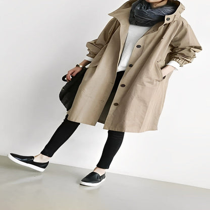Parka clásica impermeable para mujer
