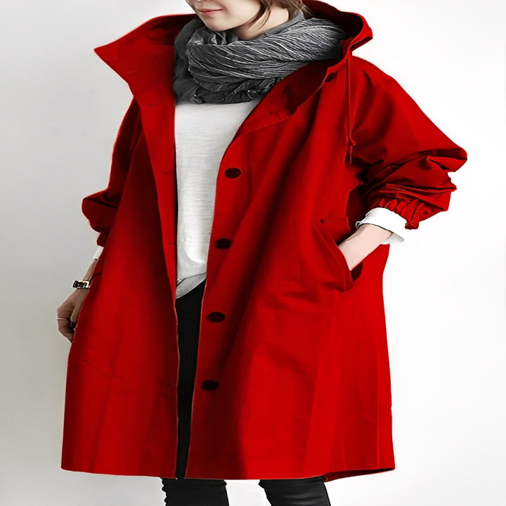 Parka clásica impermeable para mujer