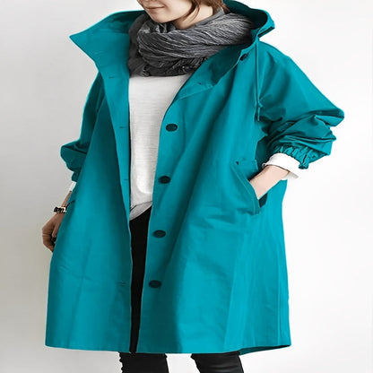 Parka clásica impermeable para mujer