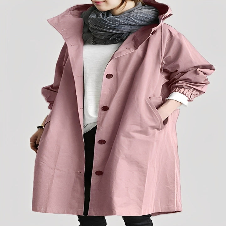 Parka clásica impermeable para mujer