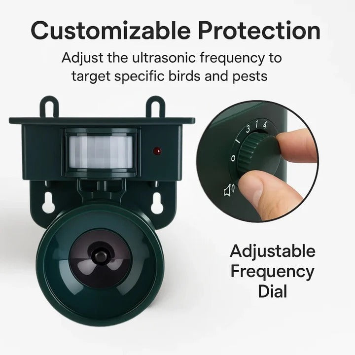 Sistema Repelente Automático de Aves con Sensor de Movimiento