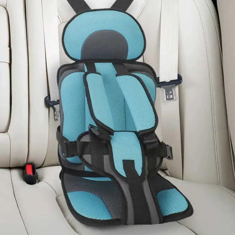 Asiento elevador de coche para niños con arnés de seguridad