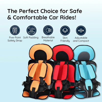 Asiento elevador de coche para niños con arnés de seguridad