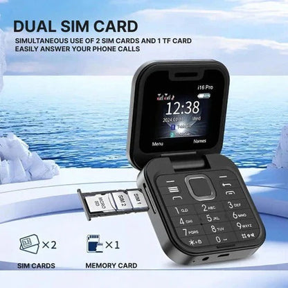 Teléfono móvil compacto Bluetooth de doble SIM