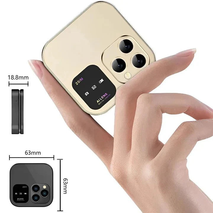 Teléfono móvil compacto Bluetooth de doble SIM