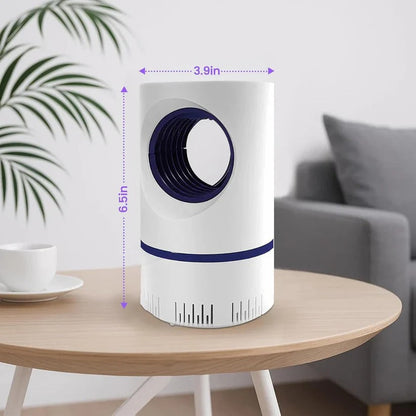 Trampa compacta para insectos con UV y bandeja que se conecta a la corriente