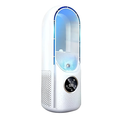 Enfriador de aire evaporativo compacto sin aspas