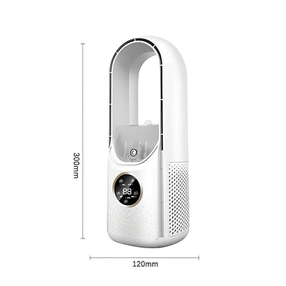 Enfriador de aire evaporativo compacto sin aspas