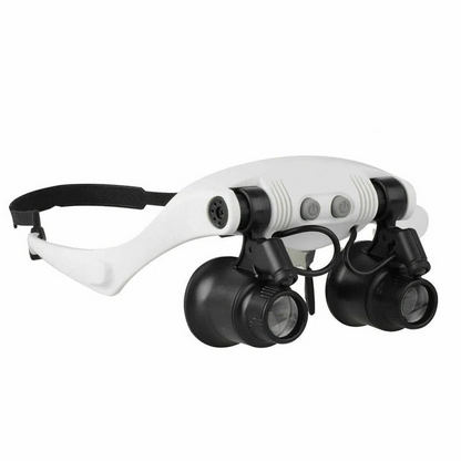 Bright LED Work Light Headband with Adjustable Lenses - Ortekor