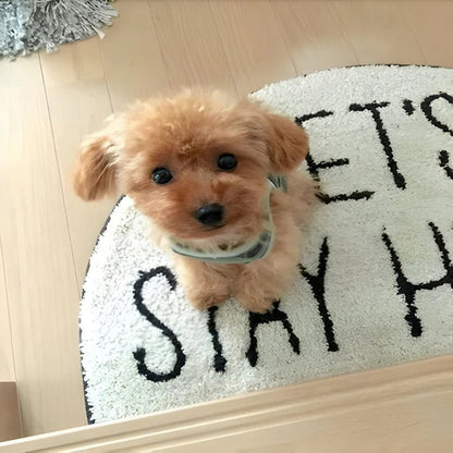 Juguete de perro suave y tierno con piel sintética exterior