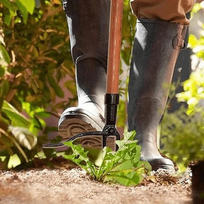 Desmalezador de jardín ergonómico con agarre de 4 garras