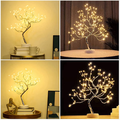 Lámpara de Mesa de Madera Acogedora con Luz LED Blanca Suave