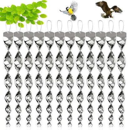 Varilla Repelente de Aves para Exteriores con Revestimiento Brillante Reflectante