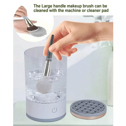 Limpiador fácil de brochas de maquillaje con herramienta de limpieza avanzada