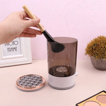 Limpiador fácil de brochas de maquillaje con herramienta de limpieza avanzada