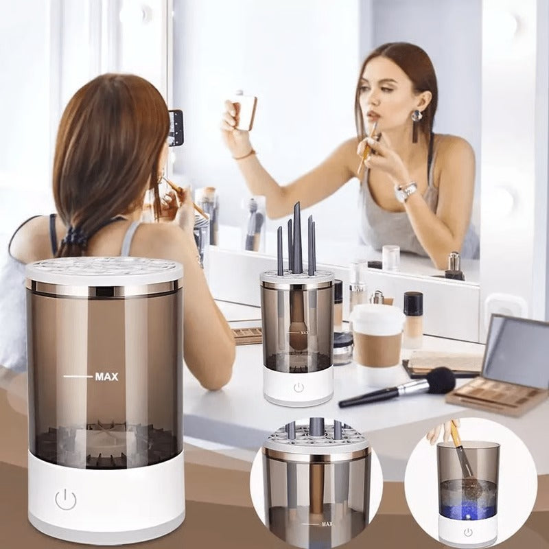 Limpiador fácil de brochas de maquillaje con herramienta de limpieza avanzada