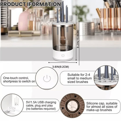 Limpiador fácil de brochas de maquillaje con herramienta de limpieza avanzada
