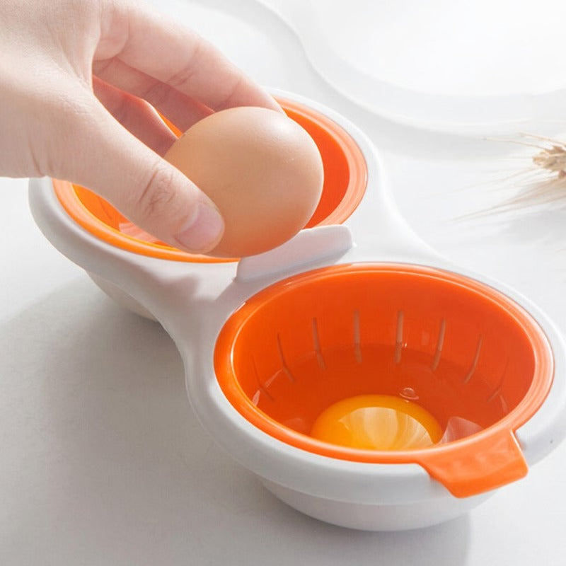Cocinador y Batidor de Huevos de Microondas Fácil