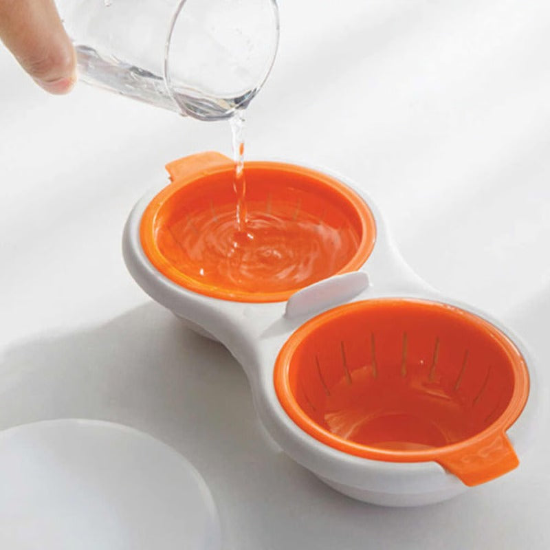 Cocinador y Batidor de Huevos de Microondas Fácil