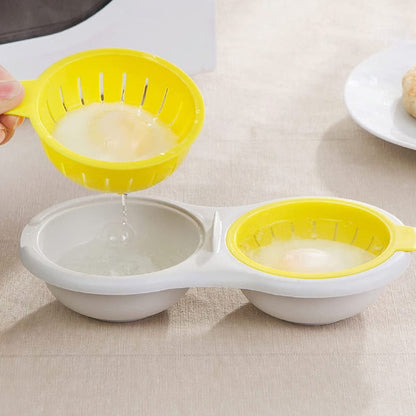 Cocinador y Batidor de Huevos de Microondas Fácil