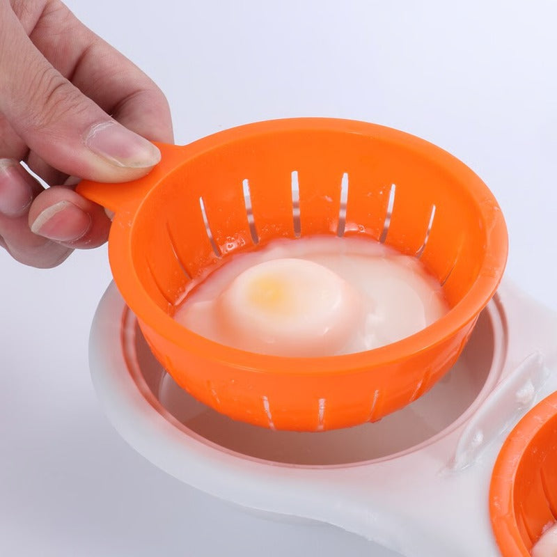 Cocinador y Batidor de Huevos de Microondas Fácil