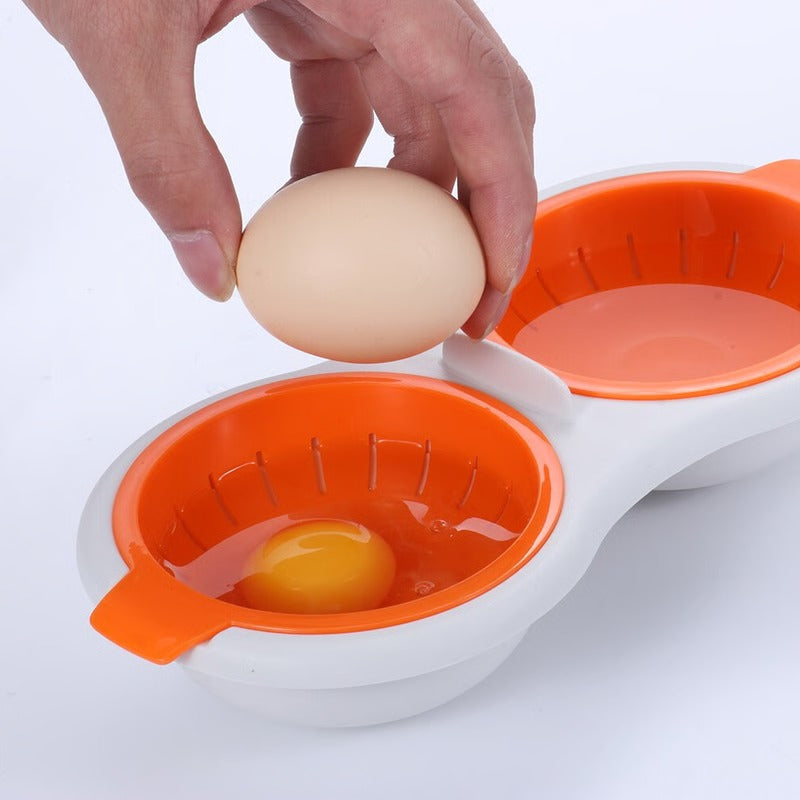 Easy Microwave Egg Poacher and Scrambler - Ortekor