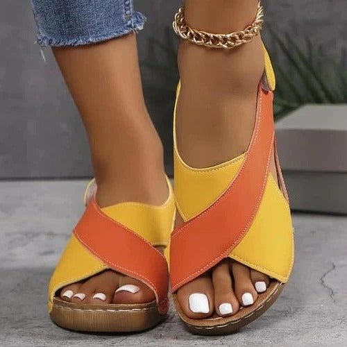 Chanclas cómodas para caminar con soporte de arco y suela antideslizante