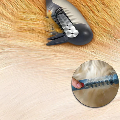 Herramienta de cepillado fácil para desenredar el pelo de mascotas