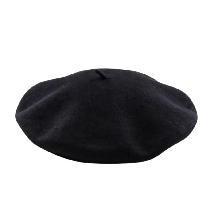 Gorro de boina de lana suave para mujeres y niñas