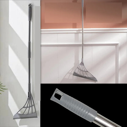 Escoba de goma para pisos con mango extensible