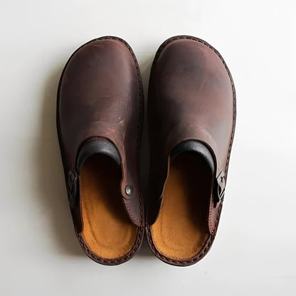 Zapatillas Cómodas de Piel Genuina para Hombre