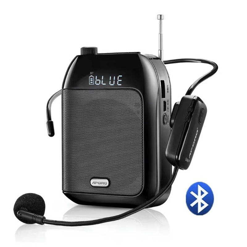 Compact Portable Bluetooth Speaker Microphone System - Ortekor