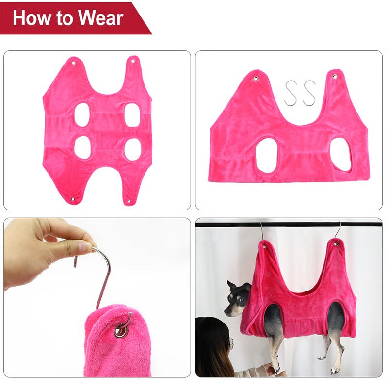 Mesa de aseo fácil para perros para el cuidado de las uñas