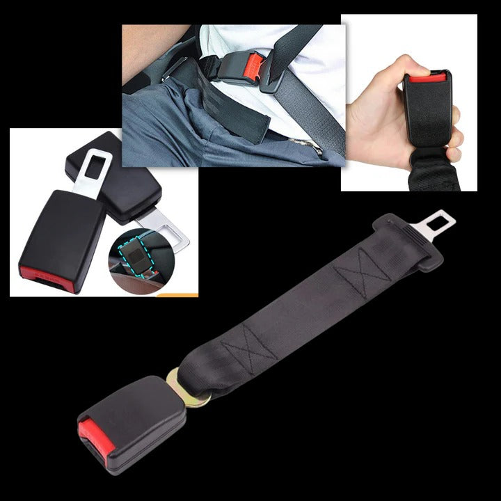 Extensor de cinturón de seguridad resistente con clip metálico