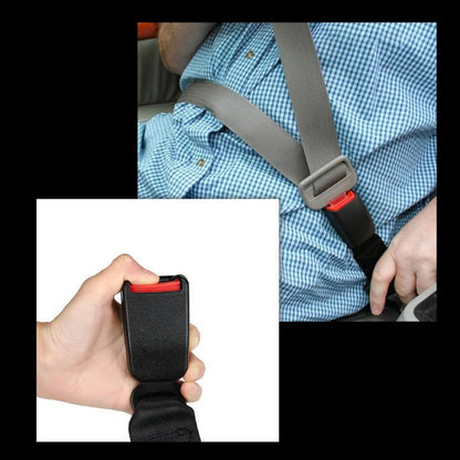Extensor de cinturón de seguridad resistente con clip metálico
