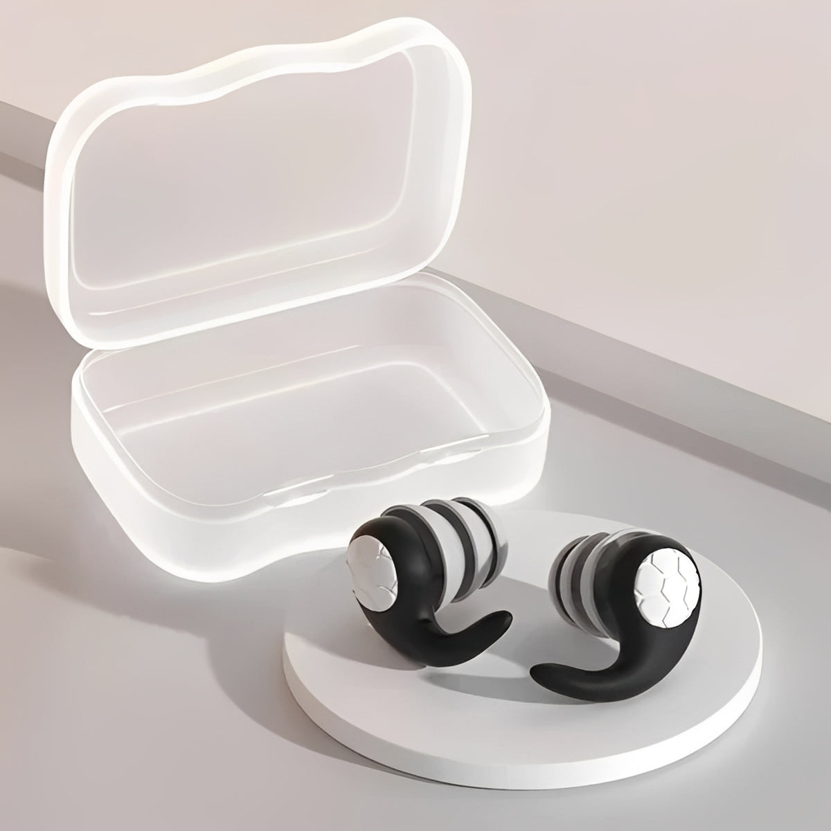 Tapones de silicona suave para dormir y bloquear el ruido