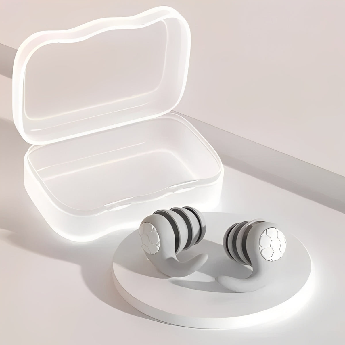 Tapones de silicona suave para dormir y bloquear el ruido