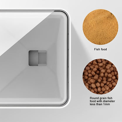 Dispensador automático de comida para peces con temporizador para acuarios