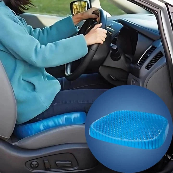Almohadilla de gel cómoda para el asiento para soporte lumbar