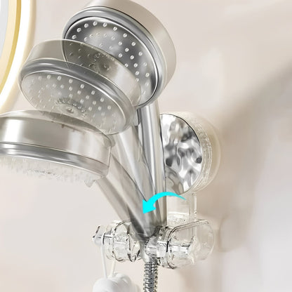 Soporte de cabezal de ducha ajustable con fuerte ventosa