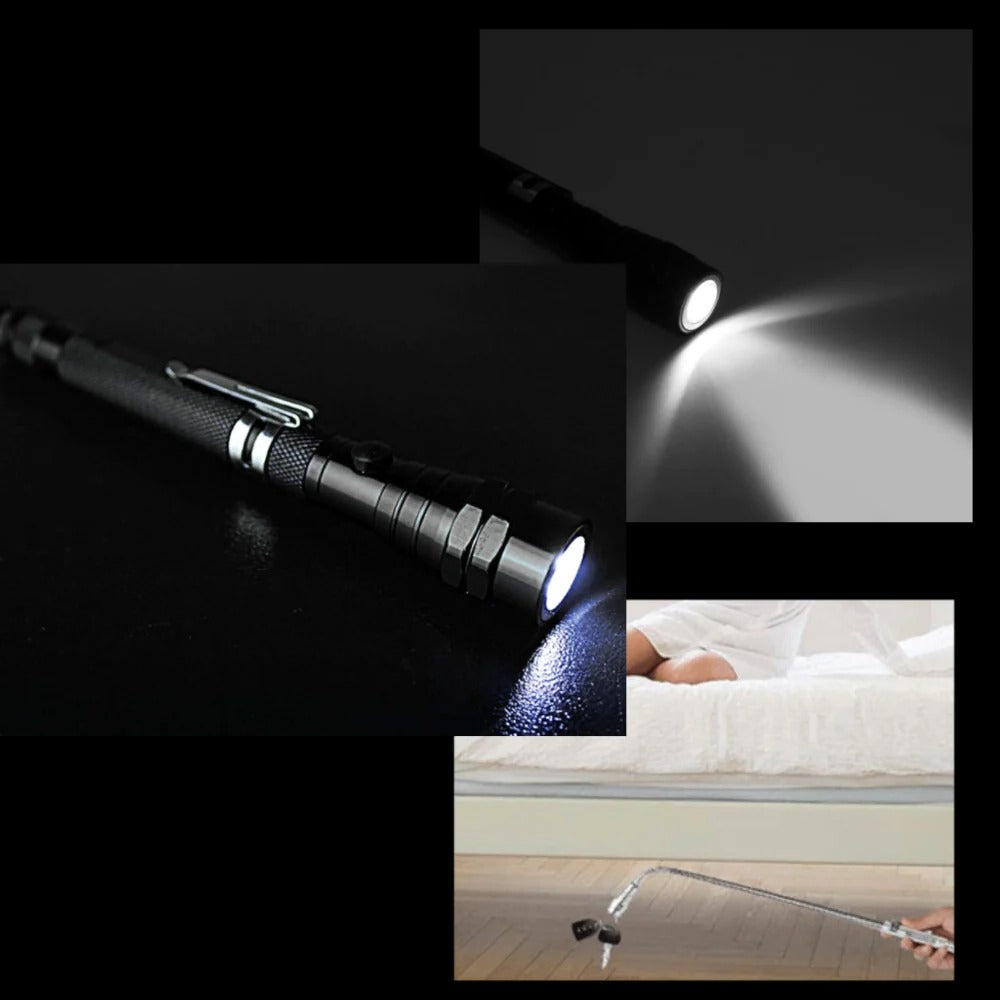 Linterna LED compacta con zoom