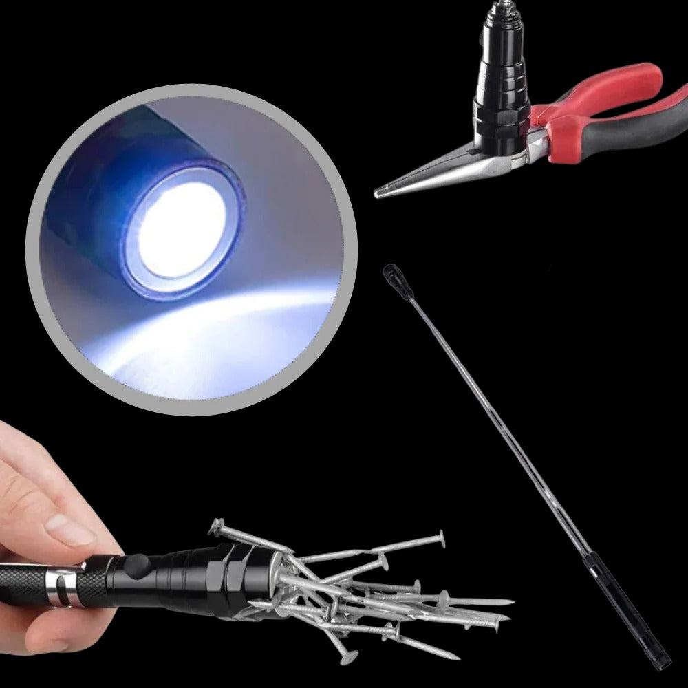 Linterna LED compacta con zoom