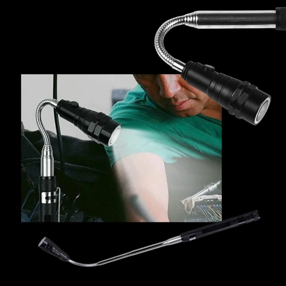 Linterna LED compacta con zoom
