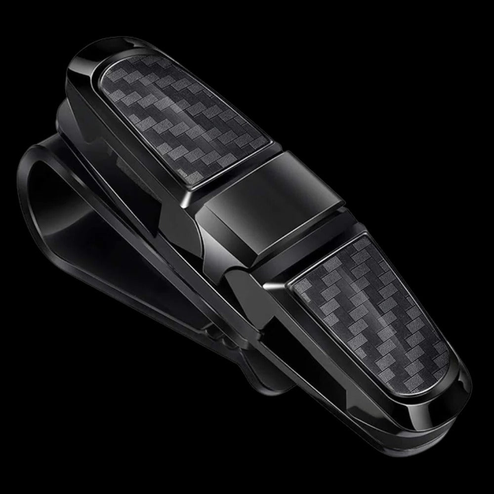 Soporte para gafas de sol con clip para parasol de coche
