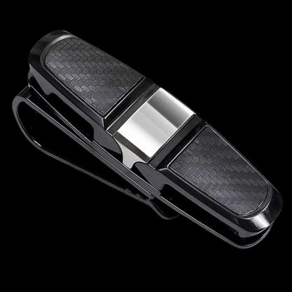 Soporte para gafas de sol con clip para parasol de coche