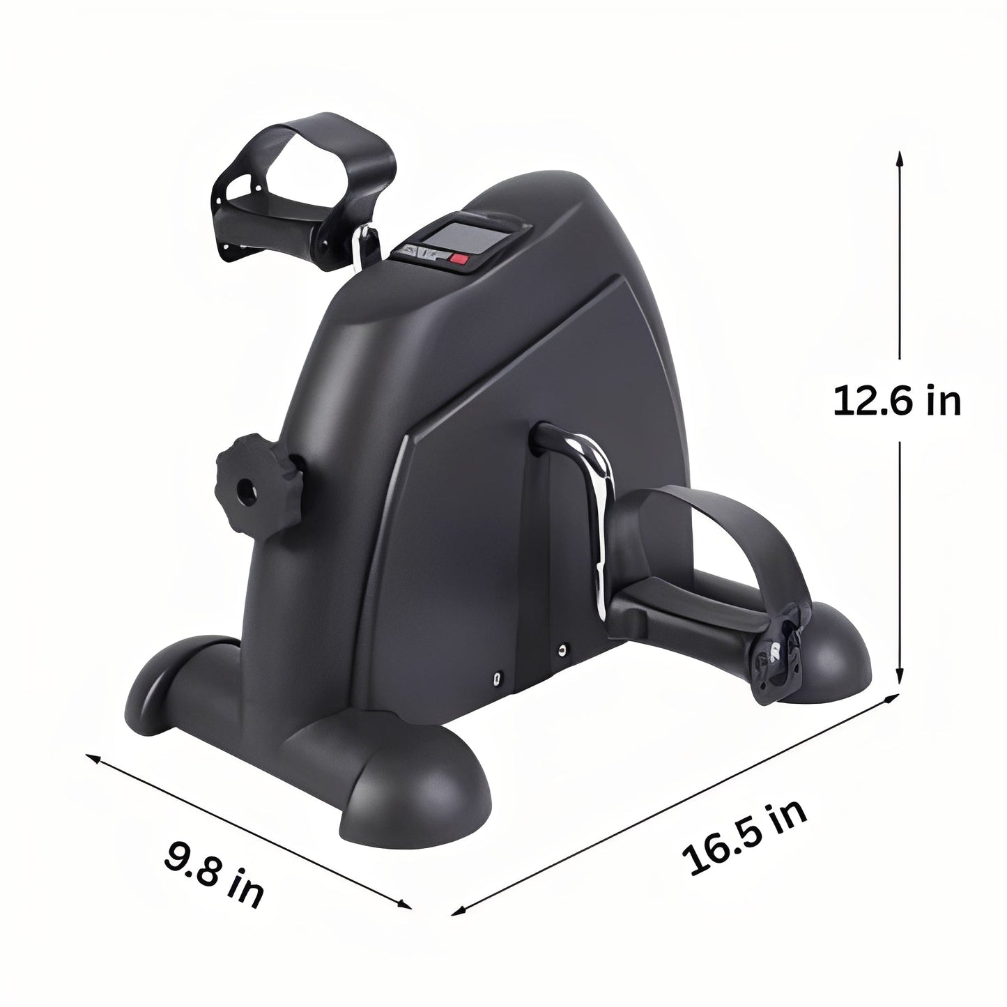 Mini ejercitador de pedales compacto con pantalla LCD