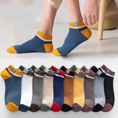 Men's Crew Socks, Multi Color, 20 Pack Set - Ortekor